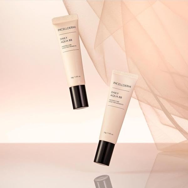INCELLDERM Korean Beauty Skin Care Daily Aqua BB types - 30g