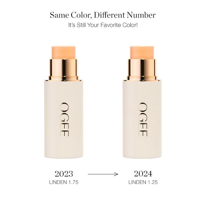 Ogee Sculpted Complexion Foundation Stick (Linden 1.25N/1.75N - Organic Ingredients