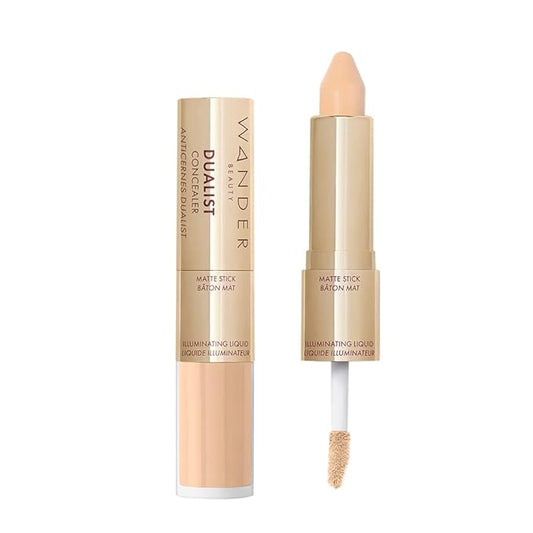 Wander Beauty Dualist Matte and Illuminating Concealer Makeup 0.28 fl oz