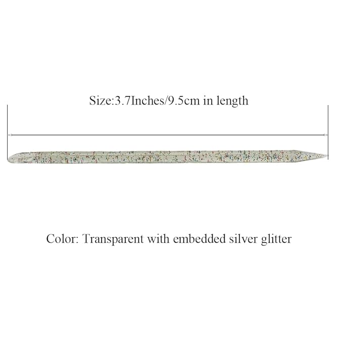 Hahiyo 3.7 inch clear nail