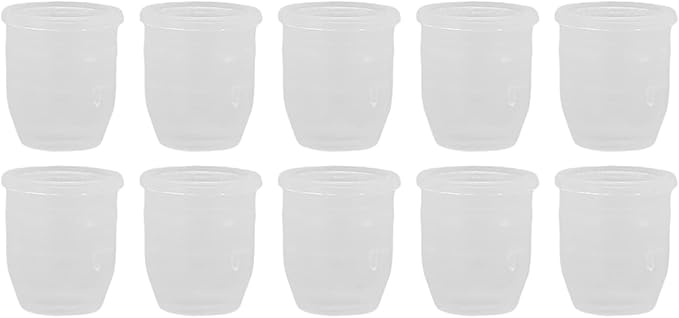 10Pcs 5ml Empty Lip Gloss Tubes Containers Cute Ball Type Plastic Refillable DIY Lip Gloss Bottle, Reusable Empty Bottle Tube Container for Eyelash Growth Oil/Mascara with Brush for Home and Travel