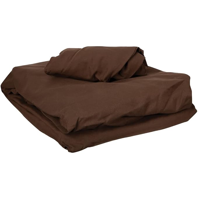 ForPro Professional Collection Premium Microfiber 3-Piece Massage Sheet Set, Chocolate, Ultra-Light, Stain, and Wrinkle Resistant, Includes Flat, Fitted Sheet and Massage Face Rest Cover