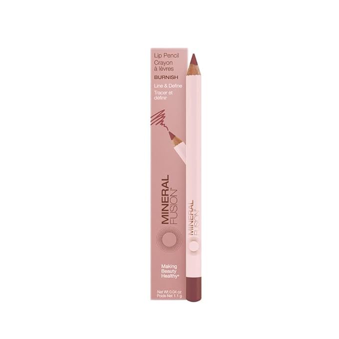 Mineral Fusion Lip Liner Pencil, Burnish 0.04 Ounce Lip