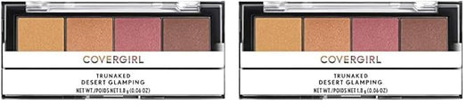 COVERGIRL Trunaked Quad Eyeshadow Palette, Glamping, Desert Glamping, 0.06 Ounce (Pack of 2)