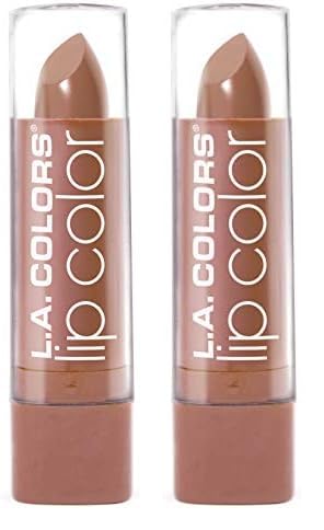 L.A. COLORS Moisture Rich Lip Color, In The Buff, 1 Ounce (Pack of 2)