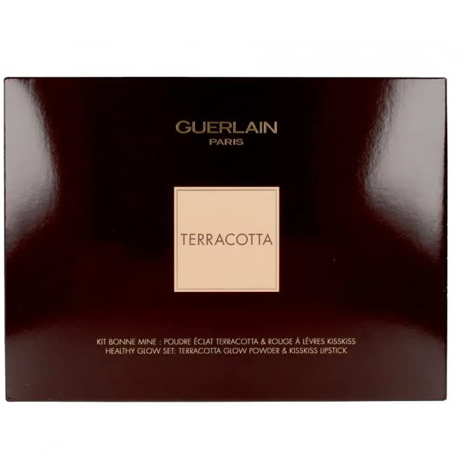 Guerlain Terracotta 3 Piece Set (#344 Sexy Coral + Bag) 12 Oz