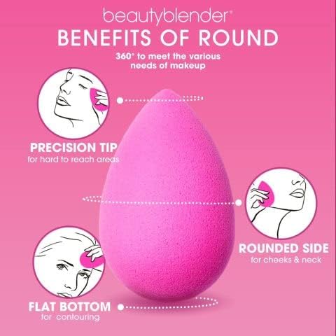 Beautyblender® | Nova Beauty Blender Makeup Sponge, Super-Soft Foam Easily Blends Foundations, Powders & Creams, Made in USA, Reusable, Washable, Streak Free Application, Vegan, Cruelty Free