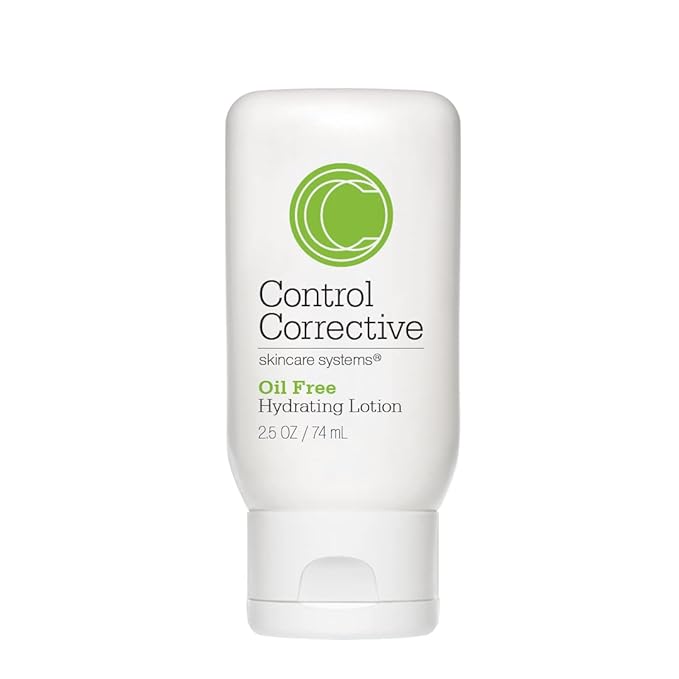 CONTROL CORRECTIVE Oil Free Hydrating Lotion, 2.5 Oz - Lightweight, Silky, Non-Comedogenic, Oil-Free, Facial Moisturizer, Leaves Skin Hydrated And Glowing, Calms, Purifies, Tones, Repairs, Balances
