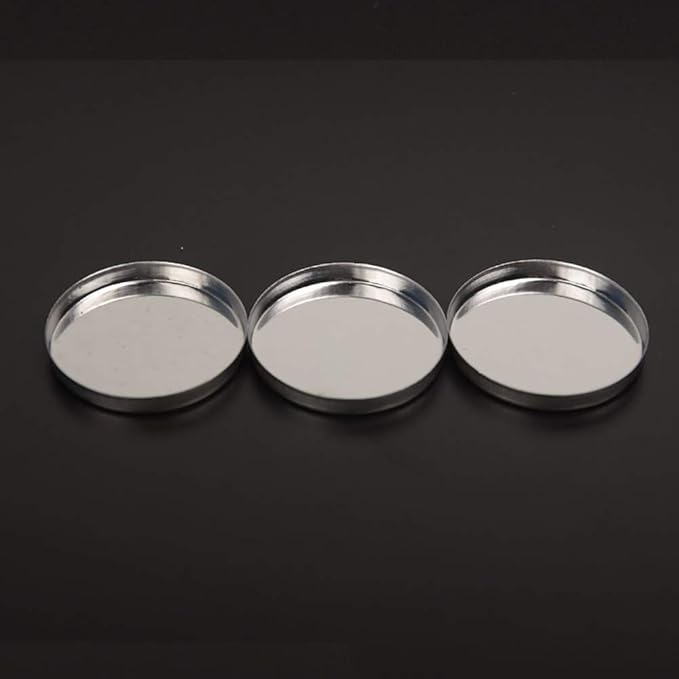 50 Pcs 26mm Empty Round Metal Tin Palette