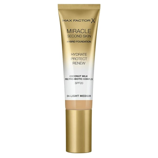 Max Factor Miracle Second Skin Foundation SPF 20-04 1.01 oz