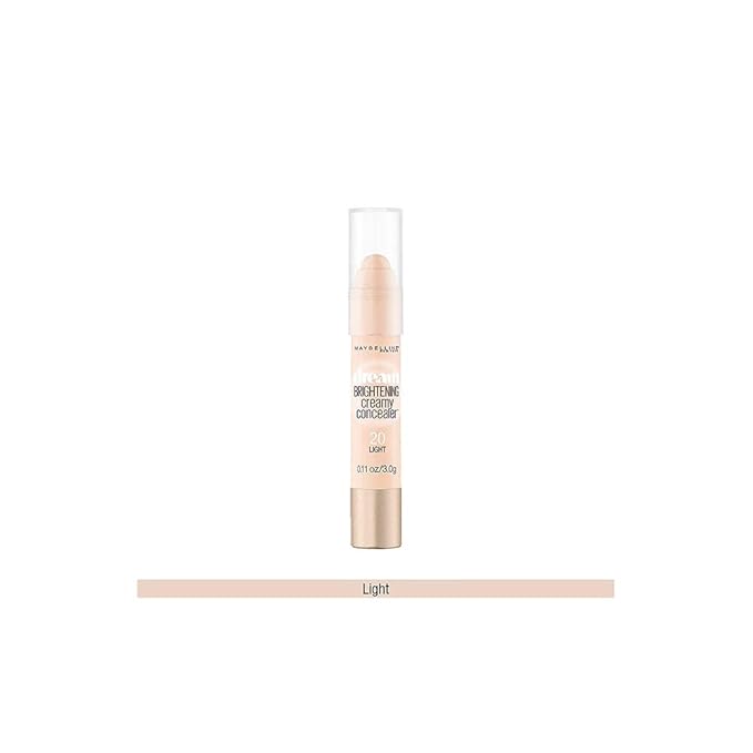 Maybelline New York Dream Brightening Creamy Concealer, Light, 0.11 oz