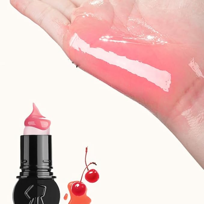 1 PC Macaron Canned Lip Essence High Glossy Lip Jelly, Mirror Effect Lip Glaze Mirror Effect Lip Balm, Moisturizing & Plump Lip Gloss (L05, 6g)