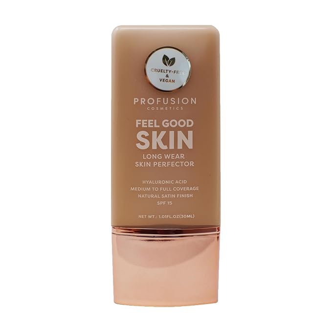 Profusion Cosmetics Lightweight Liquid Foundation for a Flawless Tan 5