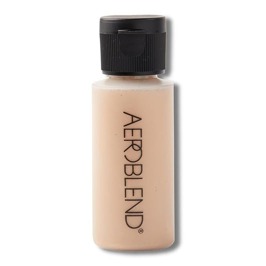 AEROBLEND Airbrush Foundation Makeup (O20) Professional, Water-Based, Buildable, skin types, 1 oz