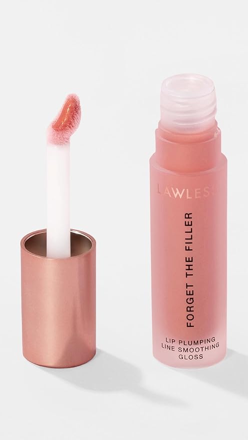 Women's Forget The Filler Lip Plumper Line Gloss, Cali Sunset, Pink, 0.11 Fl Oz (Pack of 1)