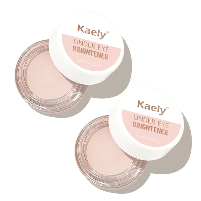 evpct 2Pcs under Eye Brightener, Nourishing Luminous under Ivory White
