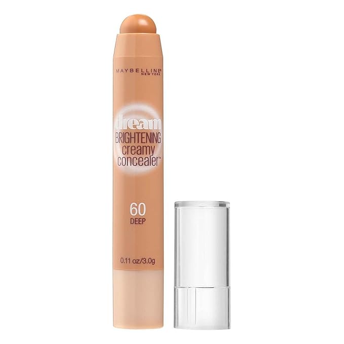 Maybelline New York Dream Brightening Creamy Concealer, Deep, 0.11 oz