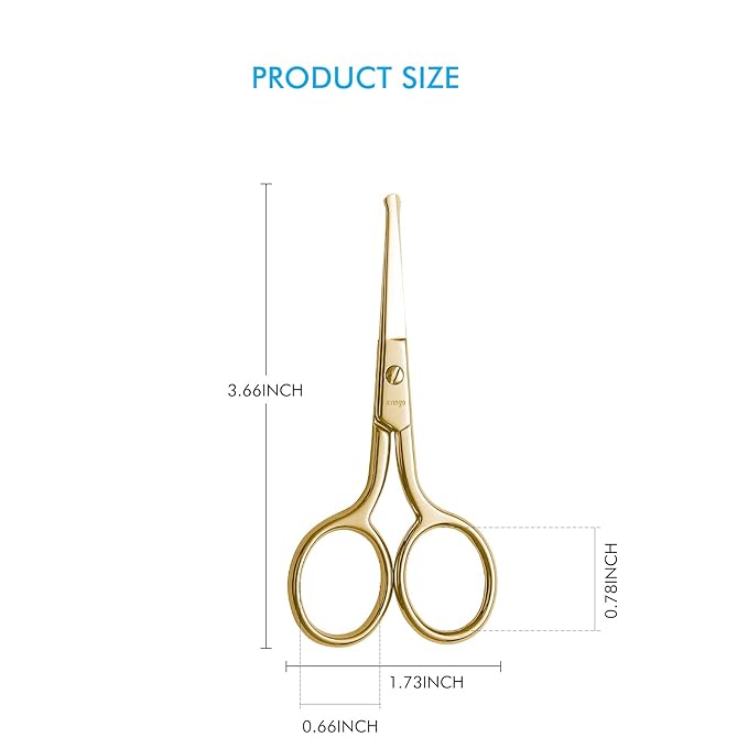 Livingo professional nose hair scissors,