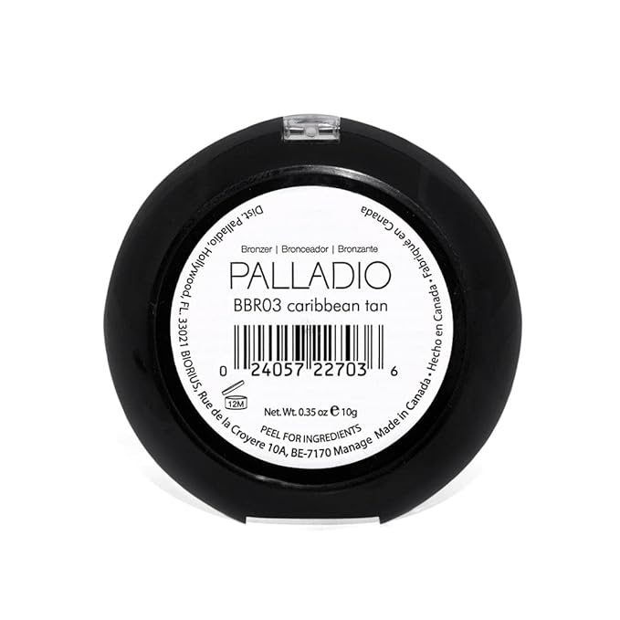 Palladio Baked Bronzer, Highly Pigmented and Easy to