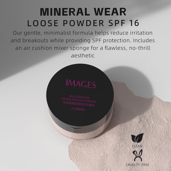 Loose Face Powder, Oil Control Minimizes Pores and , (Ivory) 15g
