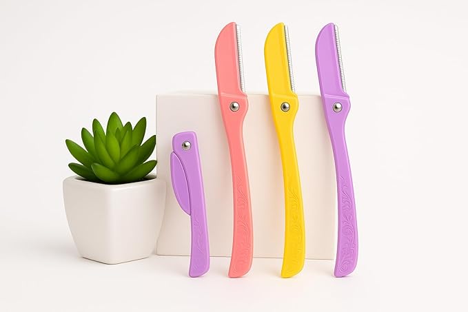 Face Razors for Women – Eyebrow & Facial Hair Removal, Shaver, Gentle Facial Hair Remover, Dermaplaning Tool, Women’s Face Shaver, Eyebrow Trimmer, Disposable Razor