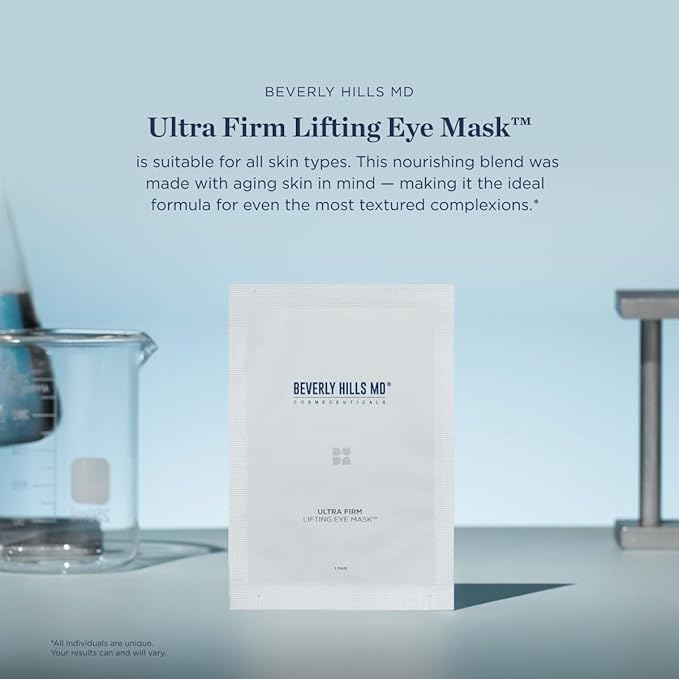 Ultra Firm Lifting Eye Mask- Visibly Lift, Tighten, Contour Eye Area for Wrinkles, Dark Circles- Skin Smoothing & Brightening- Visibly Reduce Signs of Aging w/Rhodiola Rosea Extract