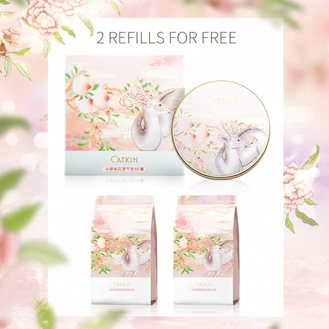 Catkin Blossom BB Cream Air Cushion Foundation Natural Ivory Light)