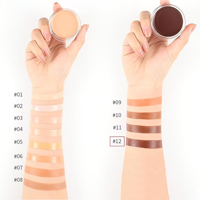 Kaely Cream Pot Concealer Full Coverage Set,Conceal Brighten