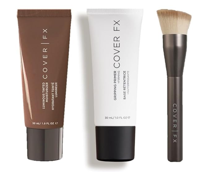 Cover FX Luminous Trio Tinted Moisturizer, Prebiotic and - Deep