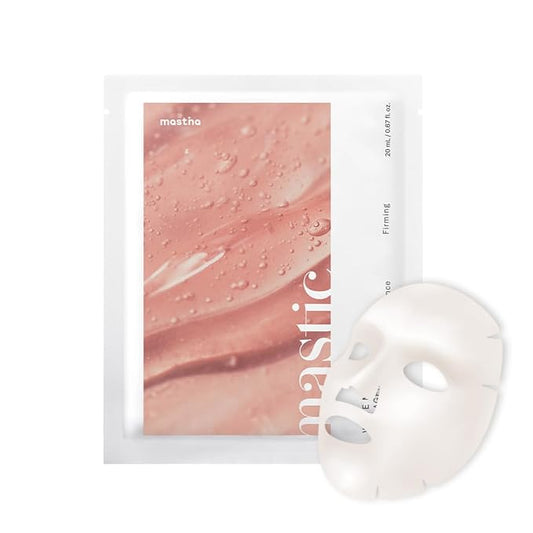 White Mastic Face Mask (Collagen Volume, Sagging