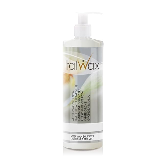 Italwax After Wax Care Lotion - 500ml / 16.95fl.oz - Hair Growth Retardant - White Orchid - Moisturizing and removing waxing residues