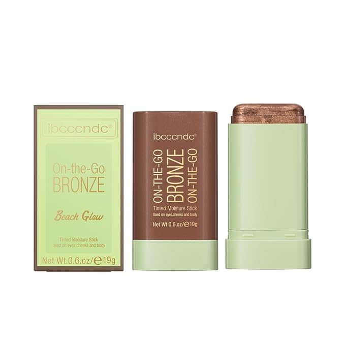Multi-Use On The Go Bronzer Stick, Cream Contour Beach Glow)