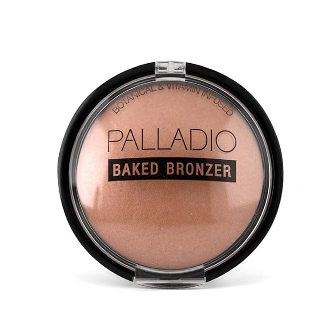 Palladio Baked Bronzer, Highly Pigmented and Easy to
