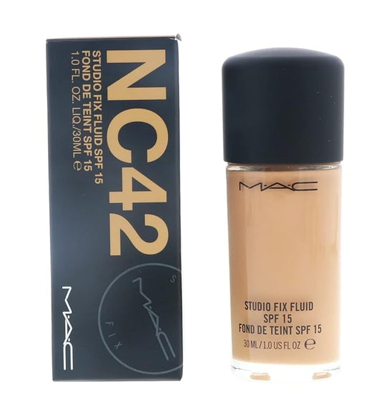MAC Studio Fix Fluid Foundation SPF5, NC42, 1