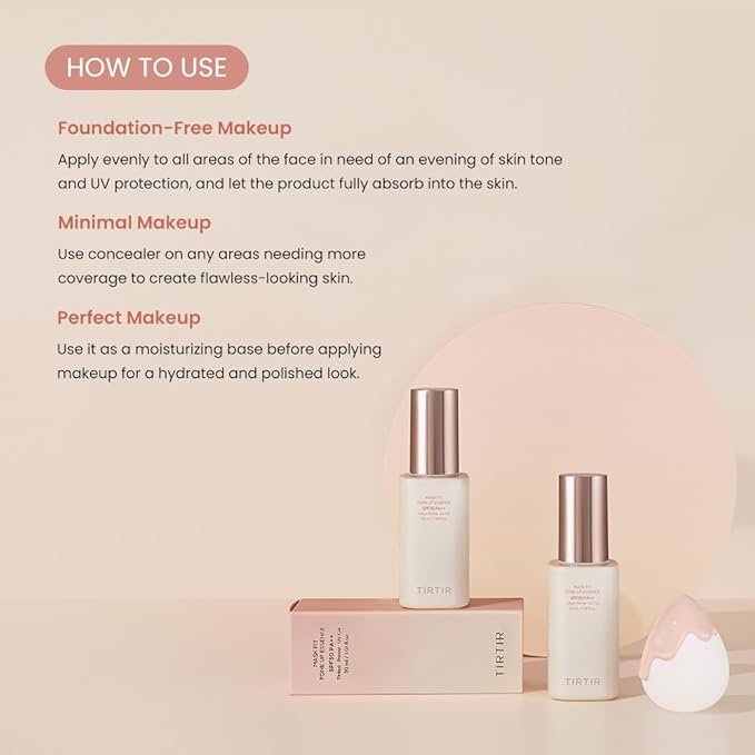 TIRTIR Mask Fit Tone Up Essence | Tinted fl.oz. (Beige)