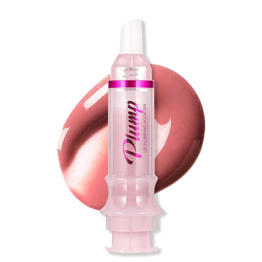 Erinde Lip Plumper Gloss, Natural Ginger Lip Plumping Booster Lip Plumping Oil, Ultra-Hydrating & Nourishing Plump Lip Plumper, Glossy Finish Fuller Lip Plumping Lip Gloss for Women Girls, 01#