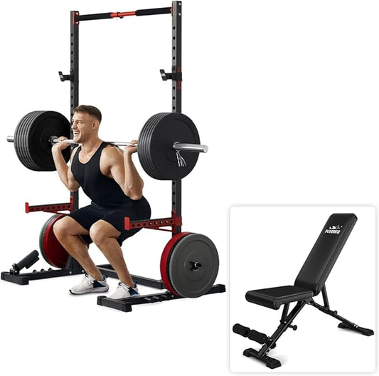 FLYBIRD Squat Rack with Pull-Up Bar 6FT,7FT Barbell