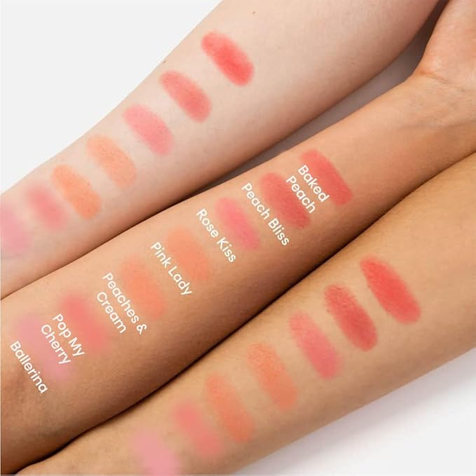 Revolution, Blusher Reloaded, Pressed Powder Face Blusher, Highly Pigmented & Long-Lasting Formula, Pop My Cherry, 0.26 oz