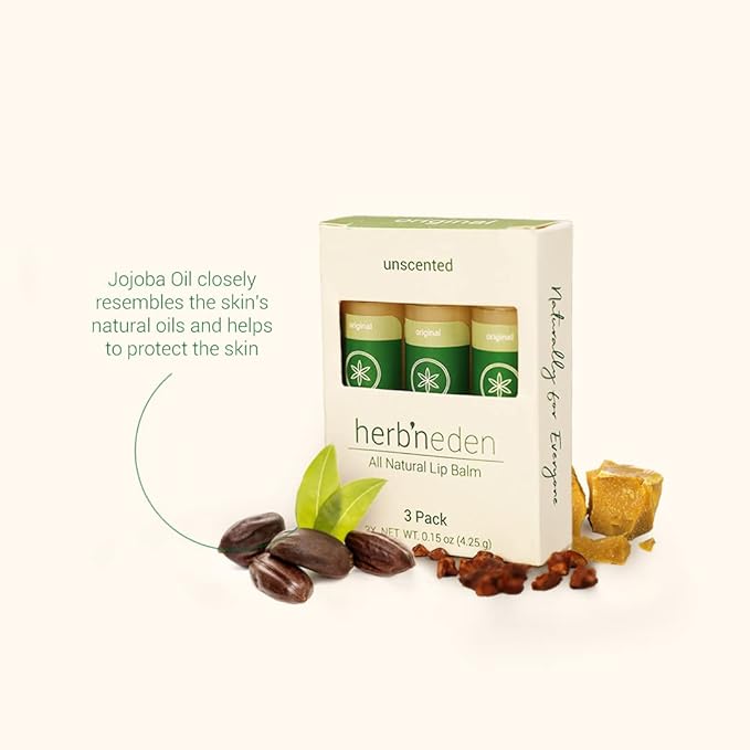 Herb’N Eden Original Lip Balm Pack of 3