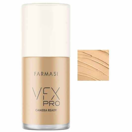 FARMASi Vfx Pro Foundation, Full Coverage Liquid Cream, Light 09 30 ml