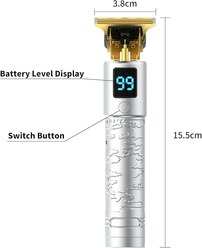 gunkill Hair Clippers-Cordless Rechargeable Hair
