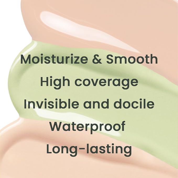 Kaely Dual-Ended Concealer Stick,Acne Dark Spot Corrector Makeup Brightener Waterproof,ight+Neutral 01 L