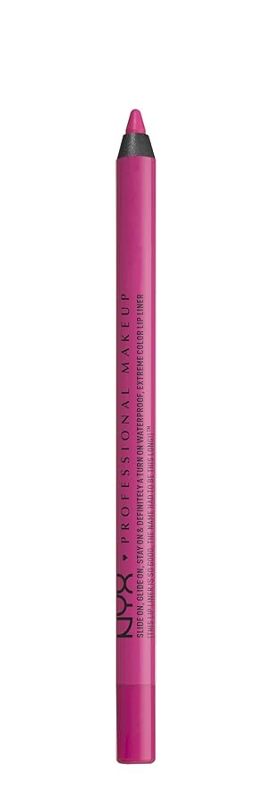 NYX PROFESSIONAL MAKEUP Slide On Lip Pencil, Lip Liner - Disco Rage (Hot Pink)