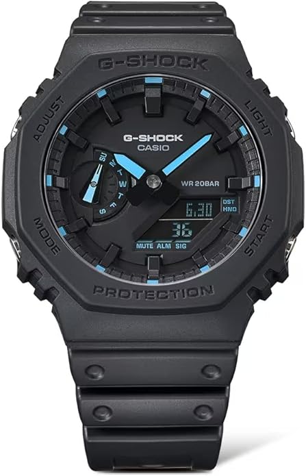 G-Shock GA2100-1A2 Neon Accent Watch, Blue