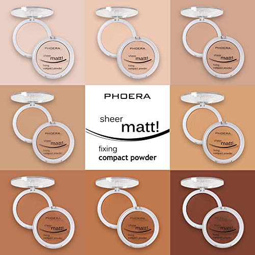 2 Pack PHOERA Matte Face Powder, Control Oil
