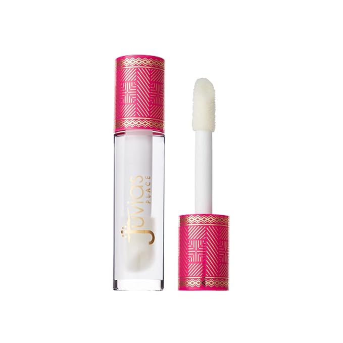 Juvia's Place Lip Gloss Glass It's Glass - Clear, Super Shine,16 oz., Plump, Long Lasting Non-Sticky Luscious High Shine, Glides on Richly Glossy and Smooth