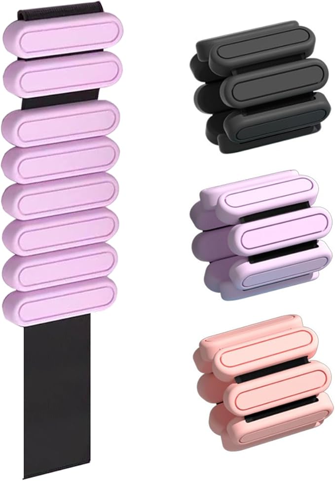 GLEAP Wearable Ankle & Wrist Weights for Women 2LB Silicone 2(1LB Each),