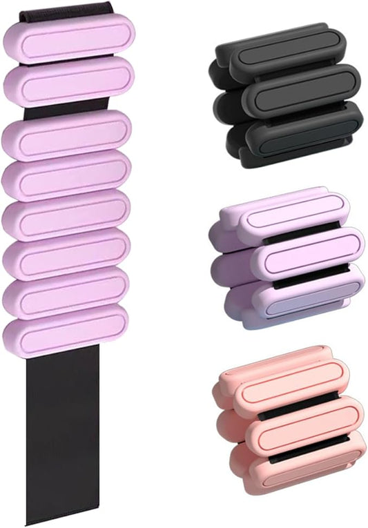 GLEAP Wearable Ankle & Wrist Weights for Women 2LB Silicone 2(1LB Each),