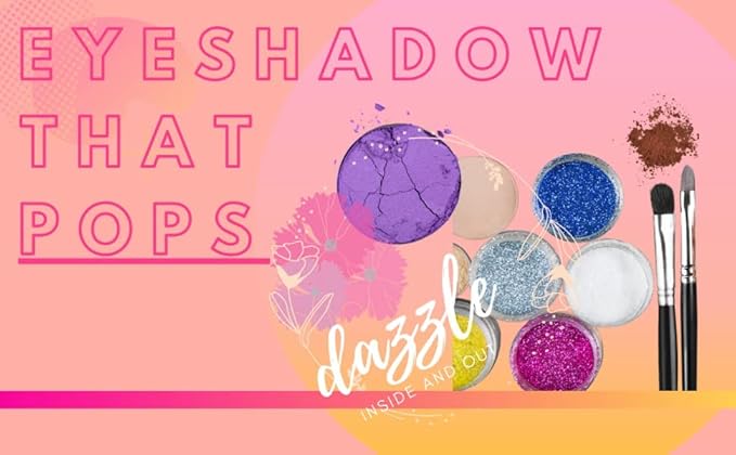 Mardi Gras Shimmering Purple Pink Violet Pressed Powder Single Vegan Eyeshadow; Talc, Paraben & Cruelty Free