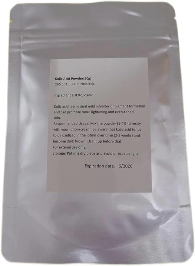 kojic acid pure powder skin whitening DIY Cosmetics